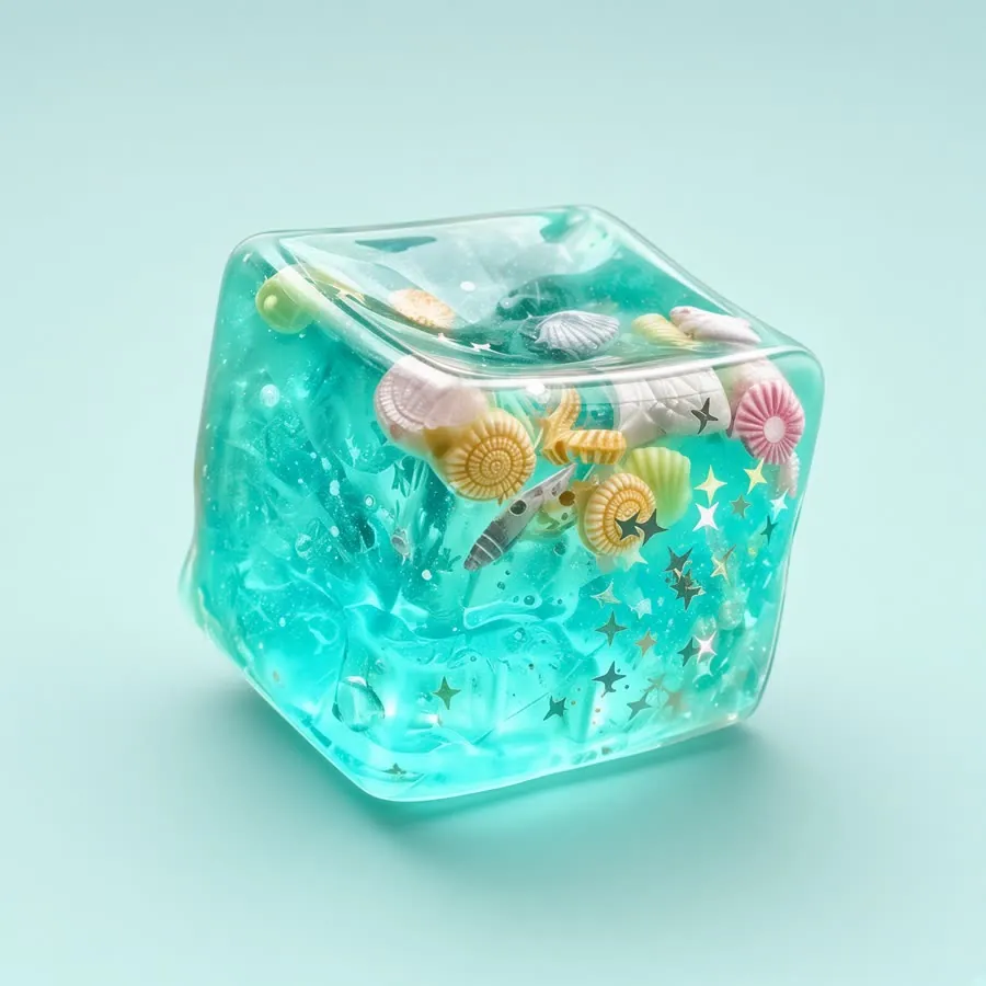 Ocean Shells Sensory Cube
